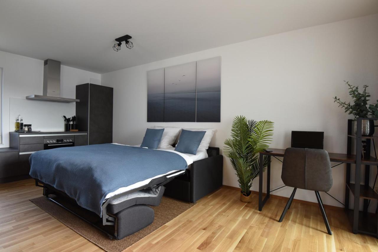 Inhomevision Neubau, Design, Balkon, Barrierefrei, Wlan Markgröningen Eksteriør billede